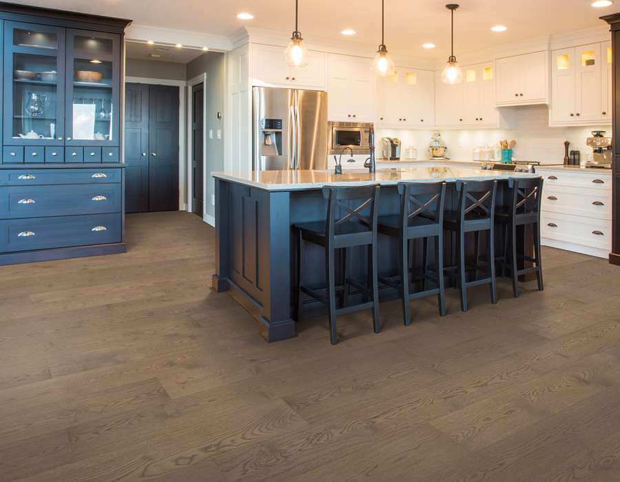 hardwood flooring in kitchen in Omaha, NE | Kelly's Carpet Omaha