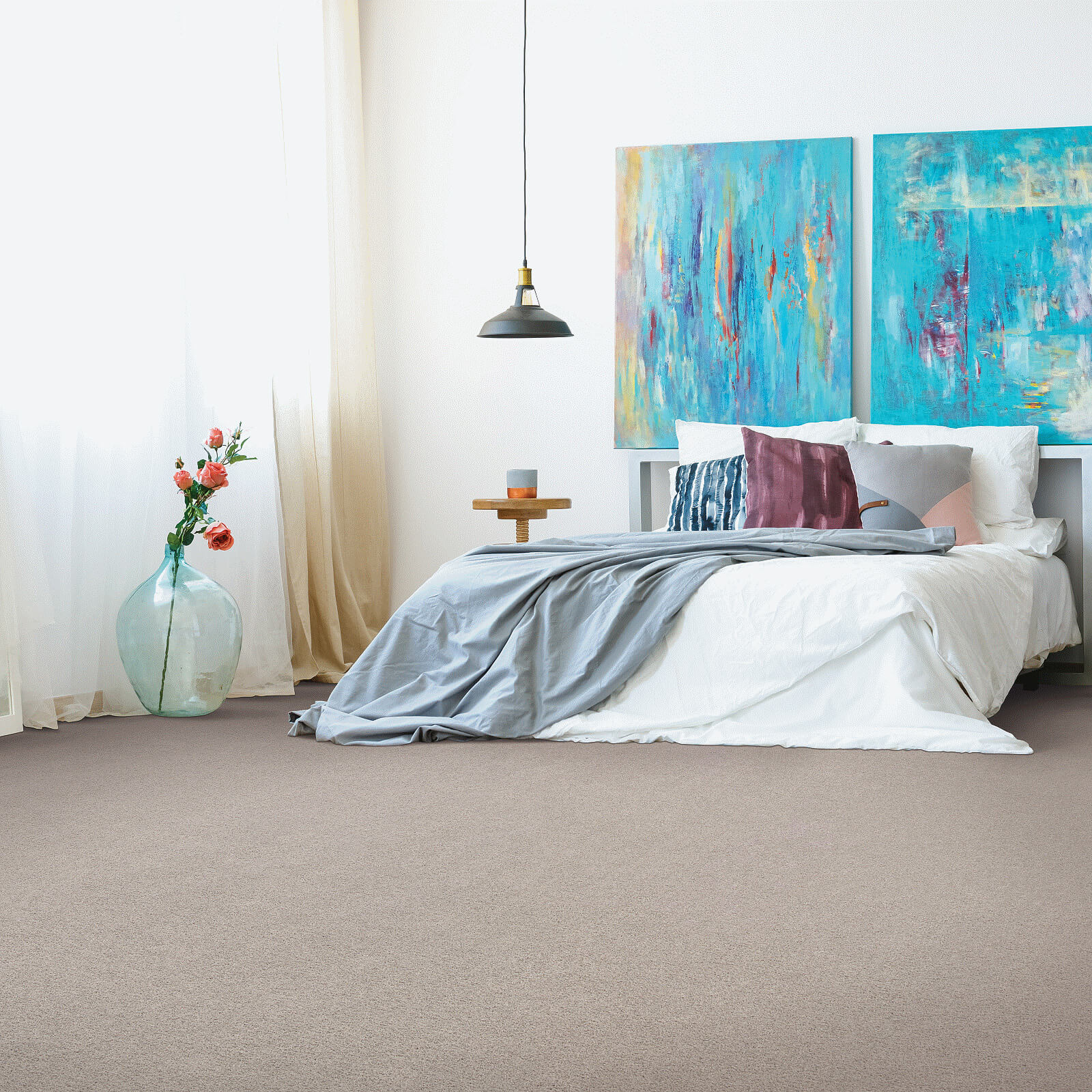 carpet in bedroom Omaha, NE | Kelly's Carpet Omaha