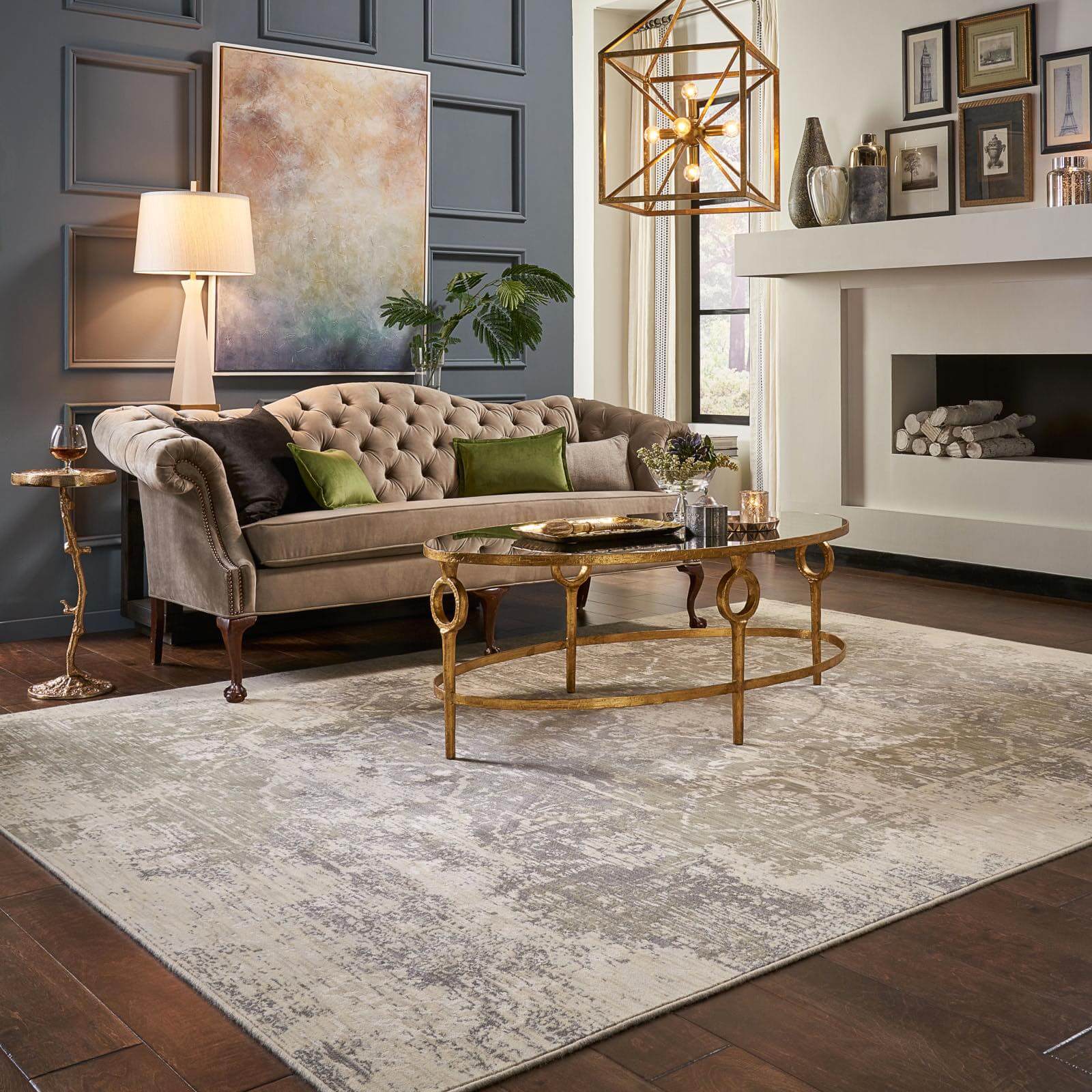 Area rug in living room | Kelly's Carpet Omaha | Omaha, NE